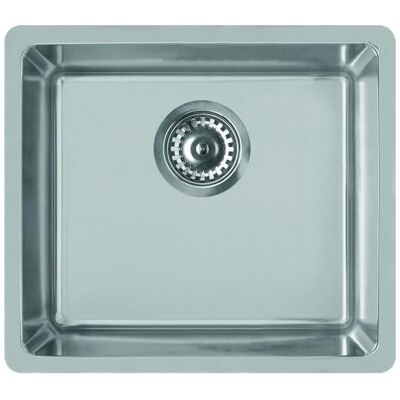 Elleci, Spülbecken, Space 500 Unterbauspüle Rechteckig Edelstahl (Unterbauspüle, 44 cm, 54 cm) Elleci, Spülbecken, Space 500 Unterbauspüle Rechteckig Edelstahl (Unterbauspüle, 44 cm, 54 cm)