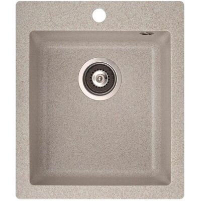 Quadron, Spülbecken, Aquasanita SQS100 Simplex Beige 425x500mm (50 cm) Quadron, Spülbecken, Aquasanita SQS100 Simplex Beige 425x500mm (50 cm)