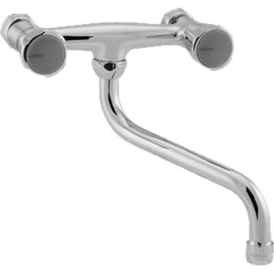 Ideal Standard Venlo Nimbus II Messing Eco Wall Tap - mit Unterlagen - 15 cm Herzabstand - ohne Kupplungen und Rose Ideal Standard Venlo Nimbus II Messing Eco Wall Tap - mit Unterlagen - 15 cm Herzabstand - ohne Kupplungen und Rose