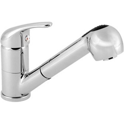 Plieger, Küchenarmatur, Keukenmengkraan Time 1-Gats Uittrekbare Handdouche Chroom (1084001) Plieger, Küchenarmatur, Keukenmengkraan Time 1-Gats Uittrekbare Handdouche Chroom (1084001)