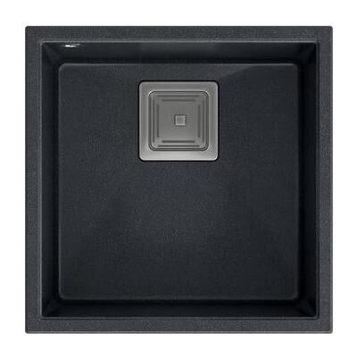 Q Company, Spülbecken, DAVID 40 GraniteQ pure carbon (42 cm) Q Company, Spülbecken, DAVID 40 GraniteQ pure carbon (42 cm)