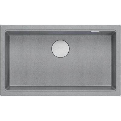 Quadron, Spülbecken, Küchenspüle LOGAN 110 Silbersteinspüle 76x44x23,5 cm 1-Becken-Einbaubecken mit manuellem Siphon aus (Einbauspüle, 44 cm, 76 cm) Quadron, Spülbecken, Küchenspüle LOGAN 110 Silbersteinspüle 76x44x23,5 cm 1-Becken-Einbaubecken mit manuellem Siphon aus (Einbauspüle, 44 cm, 76 cm)