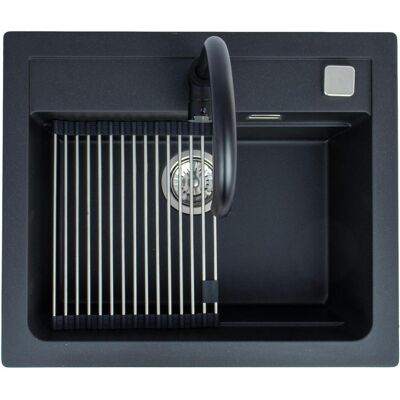 Alveus, Spülbecken, Sink Atrox30 G91 With Mixer Black (68 cm, 56 cm) Alveus, Spülbecken, Sink Atrox30 G91 With Mixer Black (68 cm, 56 cm)