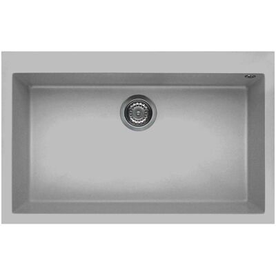 Elleci, Spülbecken, Quadra 130 (Aufsatzspülbecken, 50 cm, 79 cm) Elleci, Spülbecken, Quadra 130 (Aufsatzspülbecken, 50 cm, 79 cm)