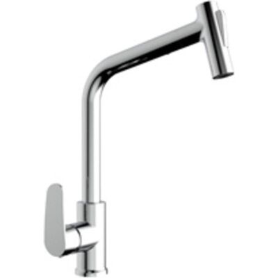 Plieger, Küchenarmatur, Küchenarmatur Dour 1-Loch mit ausziehbarer Handdusche mit Seitensteuerungs-Chrom (1084009) Plieger, Küchenarmatur, Küchenarmatur Dour 1-Loch mit ausziehbarer Handdusche mit Seitensteuerungs-Chrom (1084009)