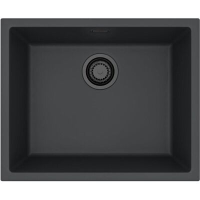 Alveus, Spülbecken, Sink Omni 30 G90 With Syphon Black (55 cm) Alveus, Spülbecken, Sink Omni 30 G90 With Syphon Black (55 cm)