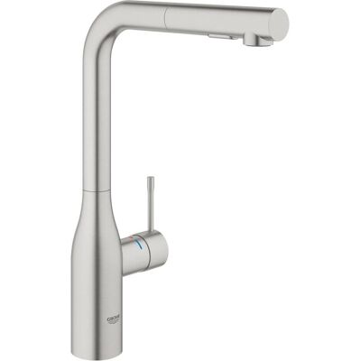 Grohe Küchenarmatur, Einhand-Spültischbatterie ESSENCE 1/2Zoll L-Auslauf su-st Grohe Küchenarmatur, Einhand-Spültischbatterie ESSENCE 1/2Zoll L-Auslauf su-st