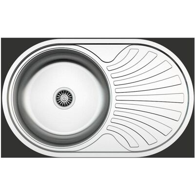 Asil Krom, Spülbecken, Stainless Steel Sink As196+ Syphon (Einbauspüle, 48 cm, 78 cm) Asil Krom, Spülbecken, Stainless Steel Sink As196+ Syphon (Einbauspüle, 48 cm, 78 cm)