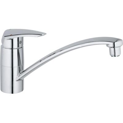 Grohe Küchenarmatur, Einhand-Spültischbatterie EURODISC EURODISC DN 15 f offene Warmwasserbereiter chrom Grohe Küchenarmatur, Einhand-Spültischbatterie EURODISC EURODISC DN 15 f offene Warmwasserbereiter chrom