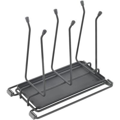Metaltex Abtropffläschchen Flaschen, Abtropfgestell, Schwarz Metaltex Abtropffläschchen Flaschen, Abtropfgestell, Schwarz