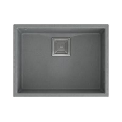 Q Company, Spülbecken, DAVID 50 GraniteQ silver stone (55 cm, 42 cm) Q Company, Spülbecken, DAVID 50 GraniteQ silver stone (55 cm, 42 cm)