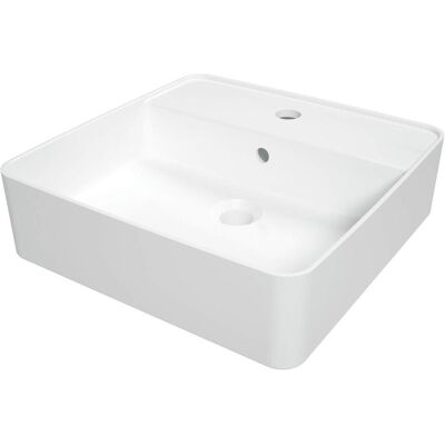 Deante, Waschbecken, Aufsatzwaschbecken aus Keramik mit Platz für einen Wasserhahn Deante, Waschbecken, Aufsatzwaschbecken aus Keramik mit Platz für einen Wasserhahn