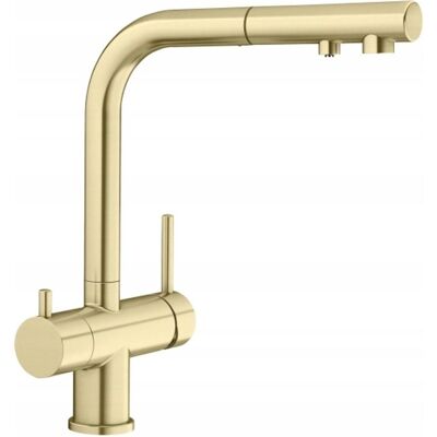 Blanco - Fontas S II - Gold Satin - Zugauslauf-Armatur Blanco - Fontas S II - Gold Satin - Zugauslauf-Armatur