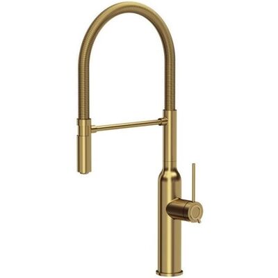 Q Company, Küchenarmatur, Küchenmixer Marilyn Q Line SteelQ goldener Standfuss (84818011) Q Company, Küchenarmatur, Küchenmixer Marilyn Q Line SteelQ goldener Standfuss (84818011)