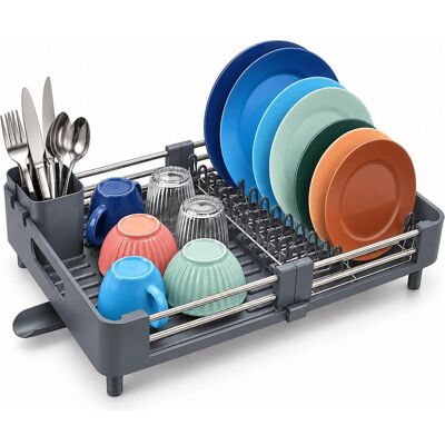 Relaxdays Abtropfgestell, Abtropfgestell, Grau Relaxdays Abtropfgestell, Abtropfgestell, Grau
