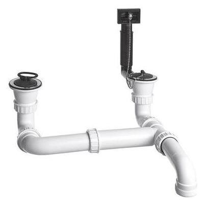 Blanco Küchenarmatur, Doppel-Ab- und Überlaufgarnitur 1 ½" Blanco Küchenarmatur, Doppel-Ab- und Überlaufgarnitur 1 ½"