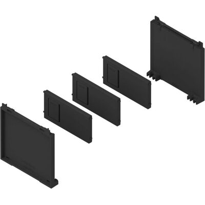 Blum Flaschenset AMBIA-LINE 100 für Frontschubkasten, Küchen Organizer, Schwarz Blum Flaschenset AMBIA-LINE 100 für Frontschubkasten, Küchen Organizer, Schwarz