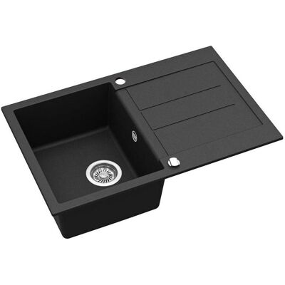 Aquasanita, Spülbecken, Tesa SQT101-601AW (Einbauspüle mit Abtropffläche, 50 cm, 78 cm) Aquasanita, Spülbecken, Tesa SQT101-601AW (Einbauspüle mit Abtropffläche, 50 cm, 78 cm)