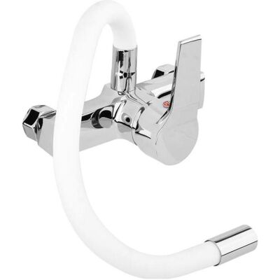 Fala, Küchenarmatur, Küchenarmatur, Wandarmatur flexible, weiss Fala, Küchenarmatur, Küchenarmatur, Wandarmatur flexible, weiss