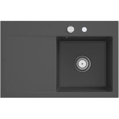 Villeroy & Boch Einbauspüle Subway Style 45 780x510mm - Modern, schlagfest, Keramik, inklusive Ablaufgarnitur Villeroy & Boch Einbauspüle Subway Style 45 780x510mm - Modern, schlagfest, Keramik, inklusive Ablaufgarnitur