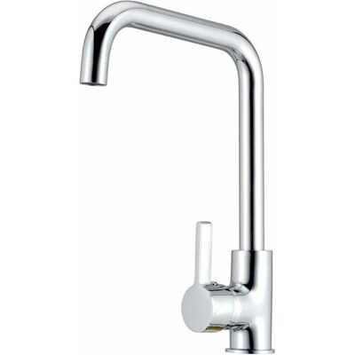 Verhal, Küchenarmatur, Glossy silver high spout kitchen single-lever mixer tap zeta series Verhal, Küchenarmatur, Glossy silver high spout kitchen single-lever mixer tap zeta series