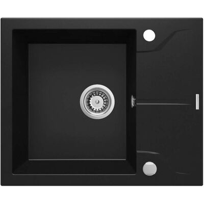 Deante, Spülbecken, Zlewozmywak Andante 1-komorowy z krótkim ociekaczem - nero (Einbauspüle, 49 cm) Deante, Spülbecken, Zlewozmywak Andante 1-komorowy z krótkim ociekaczem - nero (Einbauspüle, 49 cm)
