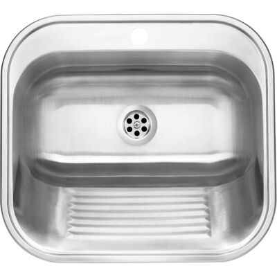 Deante, Spülbecken, 1 bowl economical sink - recessed or wall-mounted (Einbauspüle, 55 cm, 49.50 cm) Deante, Spülbecken, 1 bowl economical sink - recessed or wall-mounted (Einbauspüle, 55 cm, 49.50 cm)