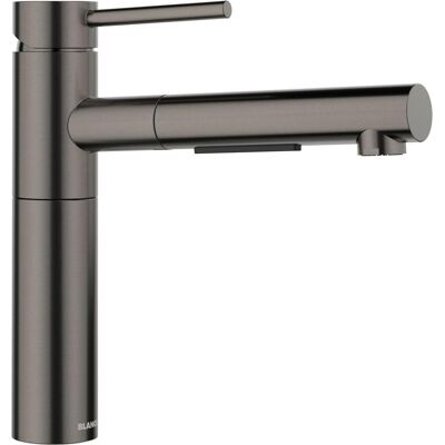 Blanco ALTA-S II Edelstahl Satin Dark Steel Küchenarmatur - Hochdruck, Herausziehbarer Schlauch Blanco ALTA-S II Edelstahl Satin Dark Steel Küchenarmatur - Hochdruck, Herausziehbarer Schlauch
