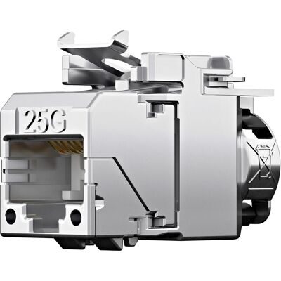 Telegärtner AMJ-SL Modul 25G T568A (Keystone Modul), Zubehör Netzwerk Telegärtner AMJ-SL Modul 25G T568A (Keystone Modul), Zubehör Netzwerk