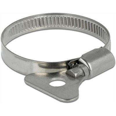 Delock, Kabelbinder, Schlauchschelle mit Flügelmutter 32 (Metallkabelbinder, 80 mm, 10 Stk.) Delock, Kabelbinder, Schlauchschelle mit Flügelmutter 32 (Metallkabelbinder, 80 mm, 10 Stk.)