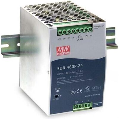 Moxa - SDR-480P-48 - DIN-Schienenmontagefähig - Power supply Moxa - SDR-480P-48 - DIN-Schienenmontagefähig - Power supply