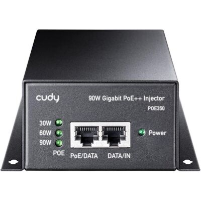 Cudy POE350 Gigabit Ethernet PoE-Adapter - Schwarz Cudy POE350 Gigabit Ethernet PoE-Adapter - Schwarz