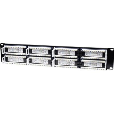 Intellinet Patchpanel 2HE 48-Port UTP sw, Server Zubehör, Schwarz Intellinet Patchpanel 2HE 48-Port UTP sw, Server Zubehör, Schwarz