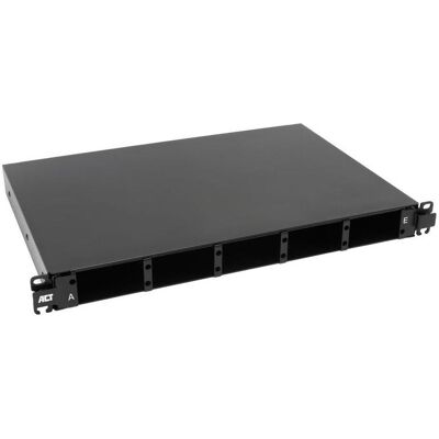 ACT 19" Multifunctional fiber optic patch panel, sliding rail, 5 slots, Server Zubehör, Schwarz ACT 19" Multifunctional fiber optic patch panel, sliding rail, 5 slots, Server Zubehör, Schwarz