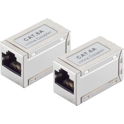 Shiverpeaks S/CONN maximum connectivity Adapter Modular Patch Verbinder-cat. 6A Kabelverbinder Doppelbuchse RJ45 (Netzwerk Kupplung), Zubehör Netzwerk Shiverpeaks S/CONN maximum connectivity Adapter Modular Patch Verbinder-cat. 6A Kabelverbinder Doppelbuchse RJ45 (Netzwerk Kupplung), Zubehör Netzwerk