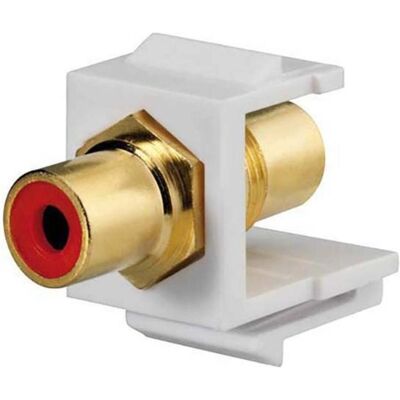 Rutenbeck Kommunikationsadapter KMK-Cinch sw rw (Keystone Modul), Zubehör Netzwerk Rutenbeck Kommunikationsadapter KMK-Cinch sw rw (Keystone Modul), Zubehör Netzwerk