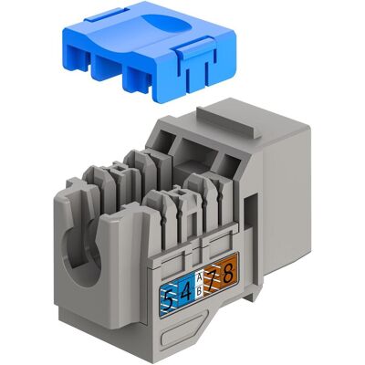 Goobay Keystone-Modul RJ45 CAT 6A, UTP, Slim & Short, Zubehör Netzwerk Goobay Keystone-Modul RJ45 CAT 6A, UTP, Slim & Short, Zubehör Netzwerk