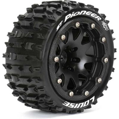 Louise Loise Reifen-Felgen Set MFT ST-Pioneer Bead-Lock-Felge schwarz 1:10 Louise Loise Reifen-Felgen Set MFT ST-Pioneer Bead-Lock-Felge schwarz 1:10