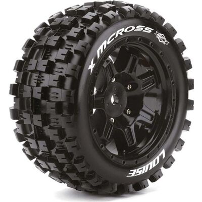 Louise x-mcross sport-reifen felge schwarz 24mm traxxas x-maxx mft (2) Louise x-mcross sport-reifen felge schwarz 24mm traxxas x-maxx mft (2)