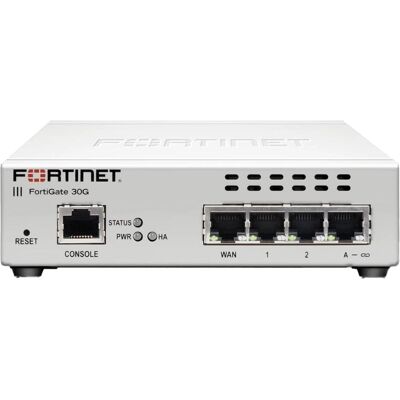 Fortinet Inc. FortiGate 30G - Sicherheitsgerät - 1GbE, Router Fortinet Inc. FortiGate 30G - Sicherheitsgerät - 1GbE, Router