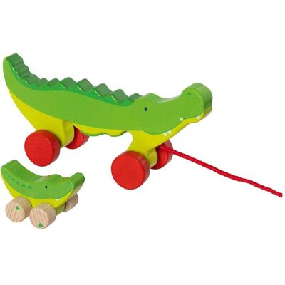 Goki Ziehtier Krokodile Cosmo & Croki 2-teilig Goki Ziehtier Krokodile Cosmo & Croki 2-teilig