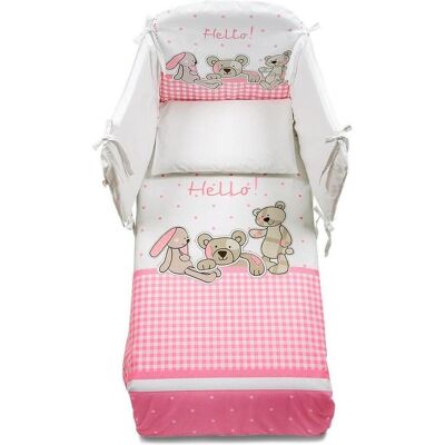 Italbaby, Kinderbettwäsche, Maxi Hello 5-teiliges Bettwäscheset Italbaby, Kinderbettwäsche, Maxi Hello 5-teiliges Bettwäscheset