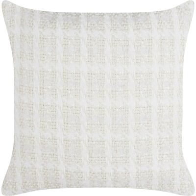 Beliani Beigefarbene Karo-Kissen - 45x45cm - Quadratisches Dekokissen Beliani Beigefarbene Karo-Kissen - 45x45cm - Quadratisches Dekokissen