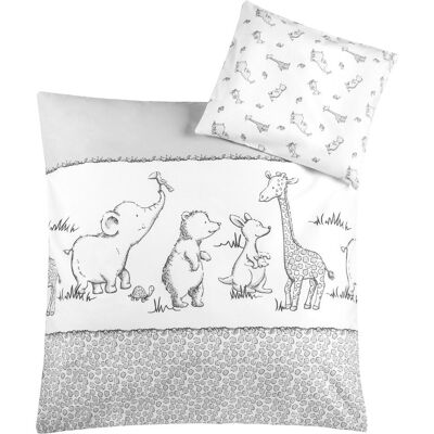 Julius Zöllner, Kinderbettwäsche, Bettwäsche 100/135+40/60, Safari (100, 60) Julius Zöllner, Kinderbettwäsche, Bettwäsche 100/135+40/60, Safari (100, 60)