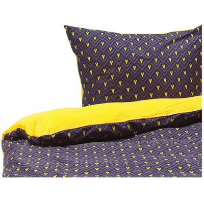 Beliani Bettbezug-Set Blau - Modernes Schlafzimmer Beliani Bettbezug-Set Blau - Modernes Schlafzimmer