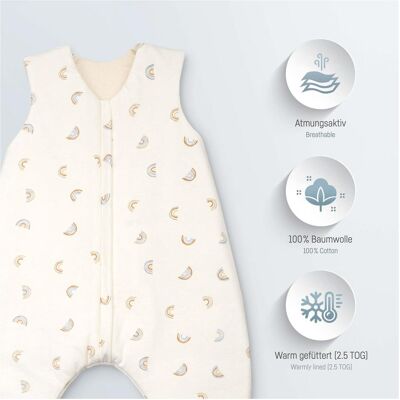 Julius Zöllner, Babyschlafsack, Jersey Jumper, Little Bow (85 cm, 2.5 TOG) Julius Zöllner, Babyschlafsack, Jersey Jumper, Little Bow (85 cm, 2.5 TOG)