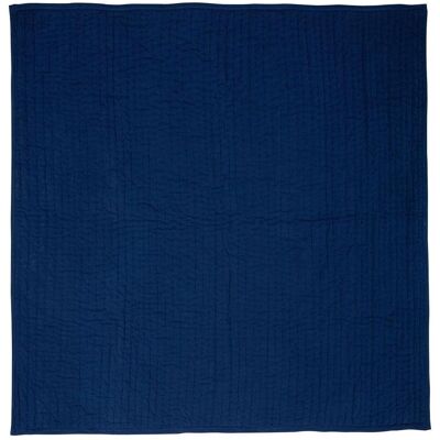 Hübsch, Decke, Sen Tagesdecke Dunkelblau (260 x 260 cm) Hübsch, Decke, Sen Tagesdecke Dunkelblau (260 x 260 cm)