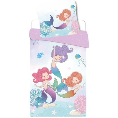 BrandMac, Kinderbettwäsche, Bed Linen - Adult Size 140 x 200 cm - Mermaid (1029335) (200 x 140 cm, 60 x 63 cm) BrandMac, Kinderbettwäsche, Bed Linen - Adult Size 140 x 200 cm - Mermaid (1029335) (200 x 140 cm, 60 x 63 cm)