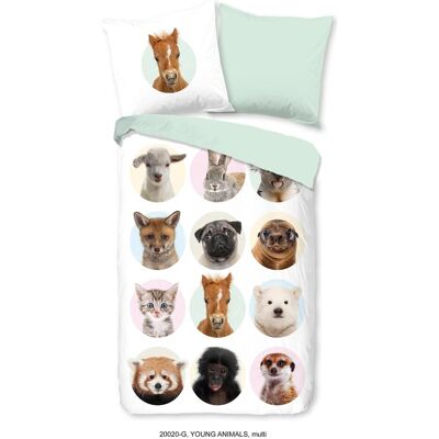 Good Morning, Kinderbettwäsche, Young Animals (135 x 200 cm, 80 x 80 cm) Good Morning, Kinderbettwäsche, Young Animals (135 x 200 cm, 80 x 80 cm)