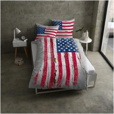 Casatex Sterne & Streifen Bettwäsche mit Flagge Casatex Sterne & Streifen Bettwäsche mit Flagge